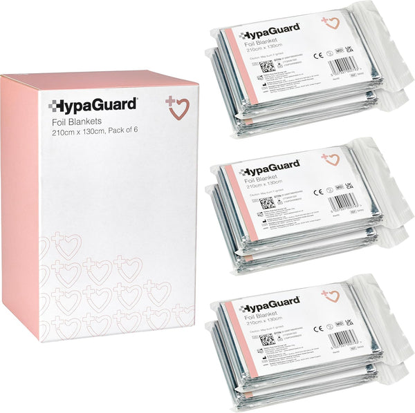 Hypaguard Foil Survival Blanket (Pack of 6)