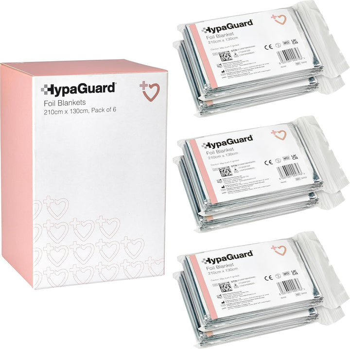 Hypaguard Foil Survival Blanket (Pack of 6)