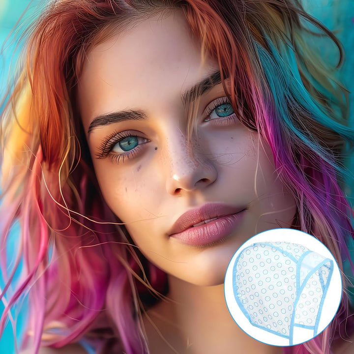 3PCS Highlight Cap, Highlight Kit Streaking Highlighting Cap with Holes for Salon Hair Dyeing Hairdressing and DIY Dyeing Hair