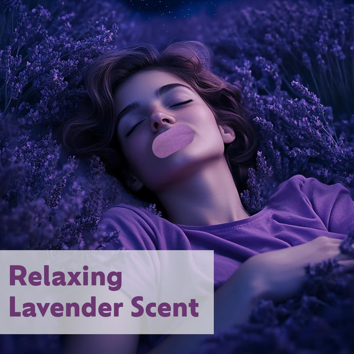 Zedzzz Lavender Scented Mouth Tape for Sleeping (35 Strips) | anti Snoring Aid for Men & Women | 5+ Weeks of Sleep Tape | Sleep Aid | anti Snoring Mouth Tape | Lavender Scented Mouth Tape for Sleeping