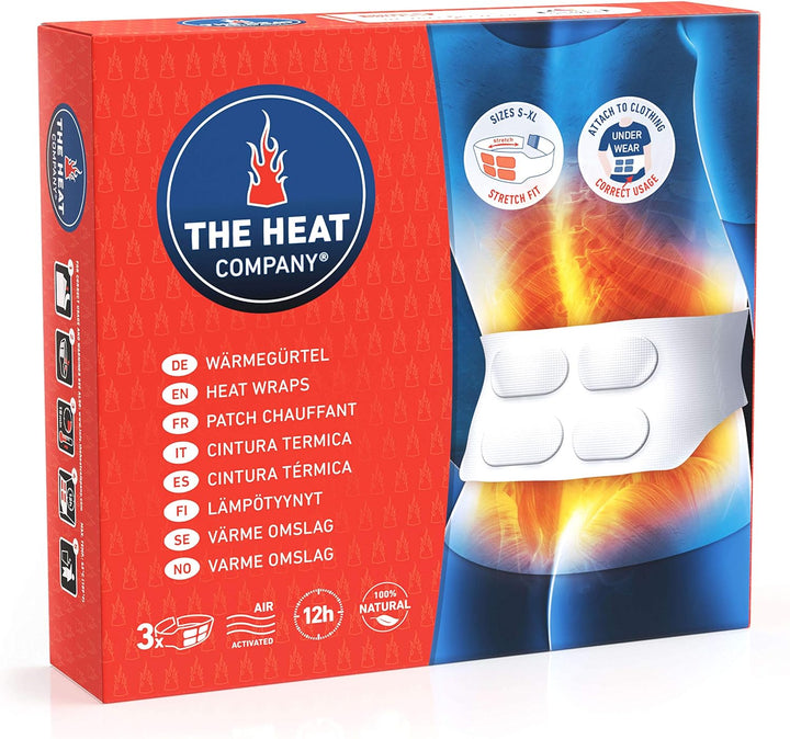 Heat Wraps - 3 Pieces - EXTRA WARM - 12 Hours Pleasant Warmth
