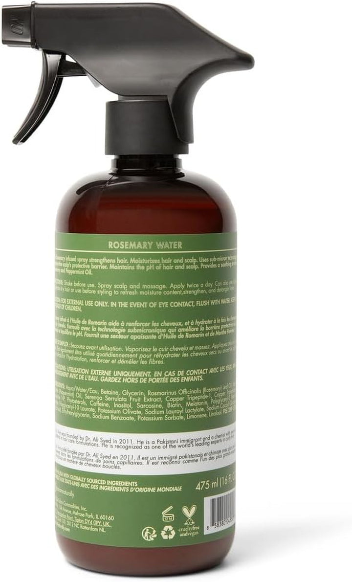 Rosemary Water – Hair & Scalp Treatment Spray 16Oz