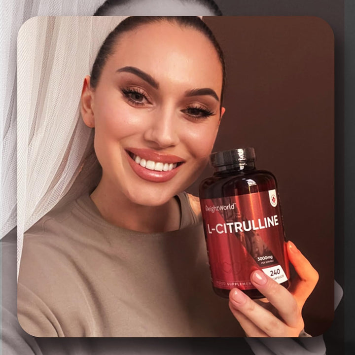 L Citrulline 3000Mg - 240 Capsules - 2 Months Supply - Vegan-Friendly & Gluten-Free L Citrulline Powder Capsules - Non-Gmo & Magnesium Stearate-Free Supplement