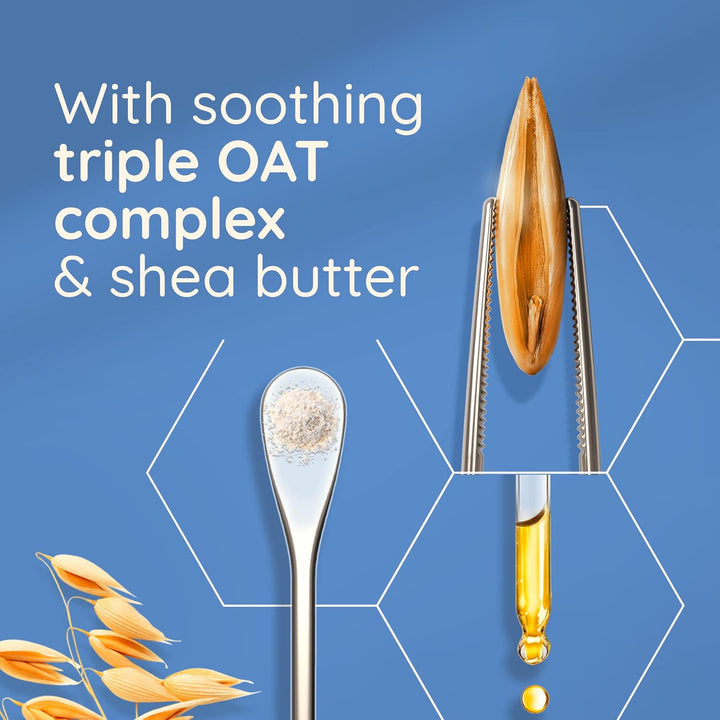 Skin Relief Moisturising Lotion, with Soothing Triple Oat Complex & Shea Butter, Suitable for Sensitive Skin, 72-Hour Intense Hydration, Helps Relieve Very Dry and Tight Skin, Unscented, 500Ml