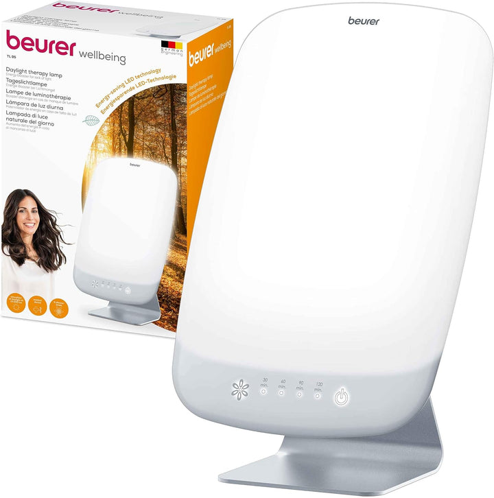 TL30UK SAD Lamp | Helps Combat Seasonal Affective Disorder | Daylight Therapy Lamp with 10,000 Lux | Adjustable Stand and Travel Bag | Uv-Free LED Light Therapy | Medical Device