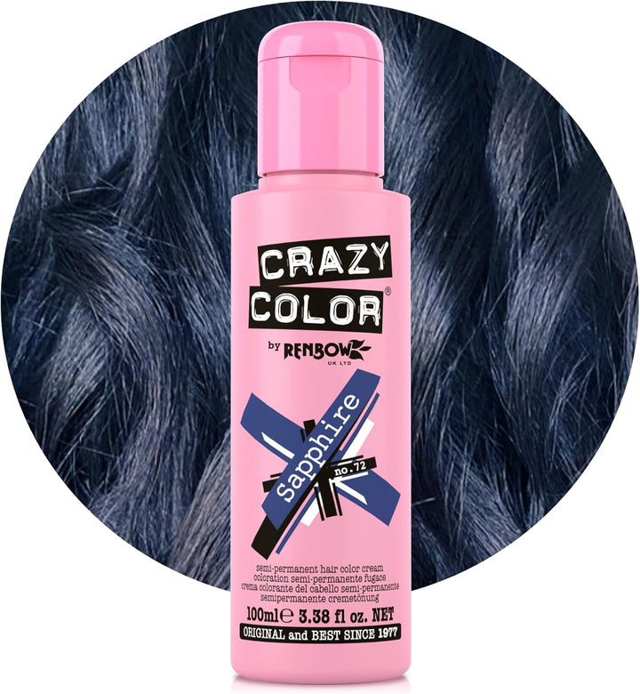 Vibrant Vermillion Red Semi-Permanent Hair Dye. Highly Pigmented Scarlet Red Conditioning & Oil Nourishing Vegan Formula | No Bleach or Ammonia | 100Ml