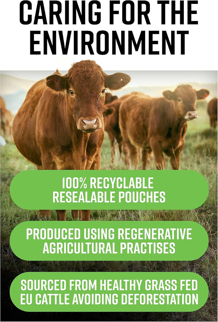 Grass Fed Bovine Collagen Powder 400G | Pure Unflavoured Premium Hydrolysed Bovine Collagen Peptides Powder for Hair Skin Nails Muscles | Collagen Supplements for Women and Men