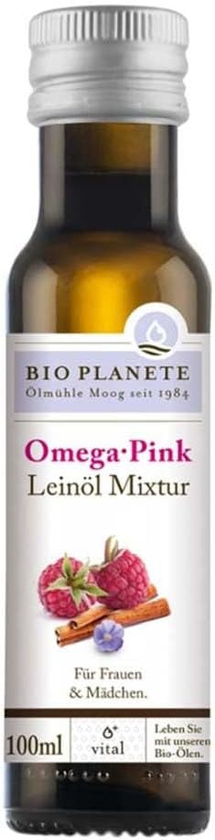 Organic Omega Pink Linseed Oil Mix 4 X 100 Ml