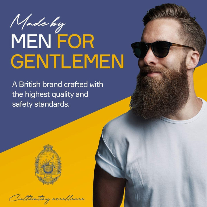 Beard Wax for Men — Medium Hold Styling Wax to Shape and Nourish Your Beard — All-Natural, Vegan, Cruelty Free — Citrus Tonic (30 Ml)