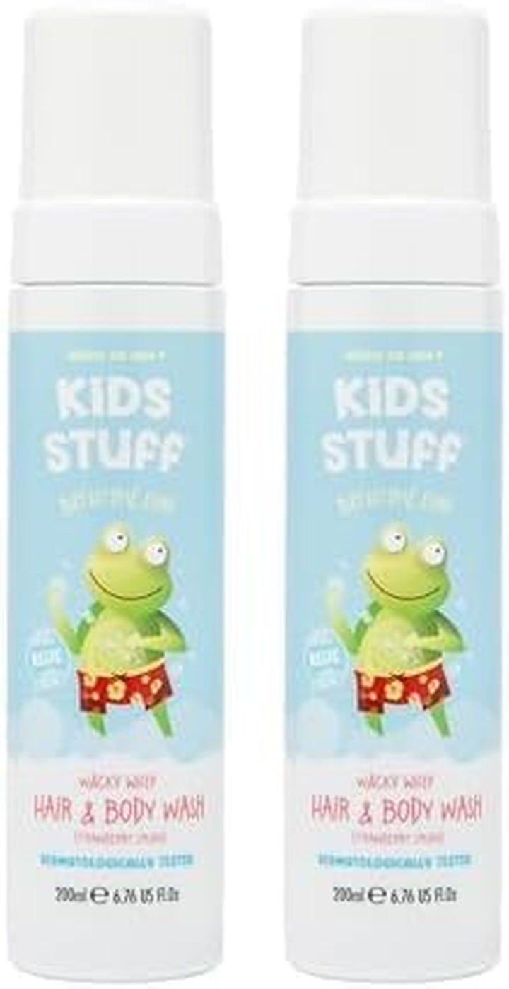 Pink Sparkling Bubble Bath | Kids Bubble Bath with Strawberry Swirl Scent | Turns Water Pink & Sparkling for Bathtime Fun | Dermatologically Tested | Mild & Gentle on Skin | Vegan | 300Ml