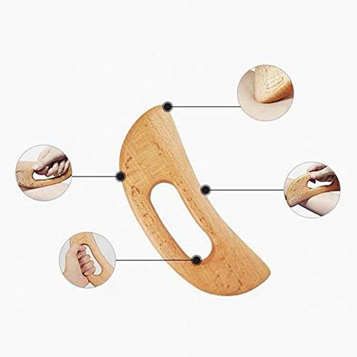 Shaving Sha Board Scraping Therapy Scraper Scraping Blade Board Back Massage Chinese Medicine Health Tools Wood Muscle Fascia Knife