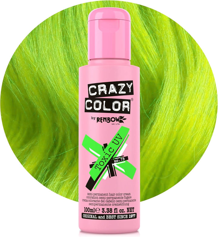 Vibrant Vermillion Red Semi-Permanent Hair Dye. Highly Pigmented Scarlet Red Conditioning & Oil Nourishing Vegan Formula | No Bleach or Ammonia | 100Ml