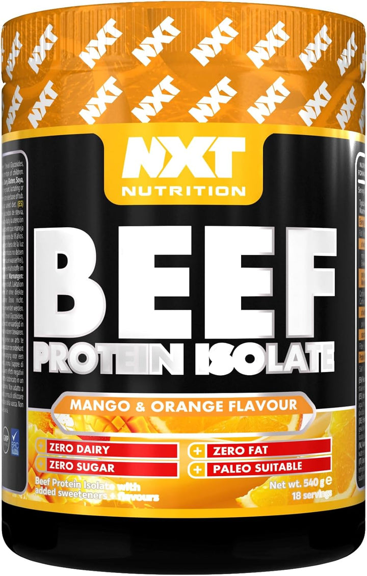 NXT Beef Protein Isolate 540G - High Protein Powder in Natural Amino Acids - Paleo, Keto Friendly - Dairy and Gluten Free | 540G (Pineapple)