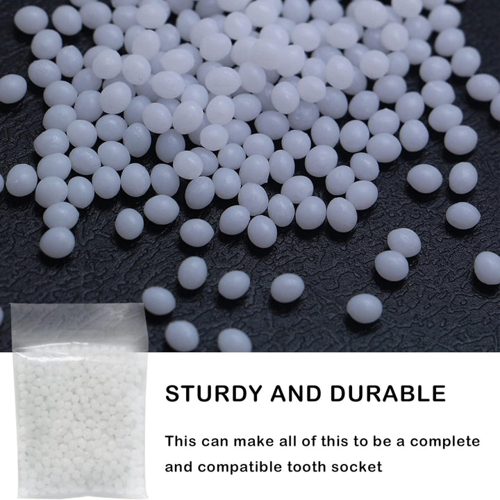 60G Tooth Repair Beads - Thermal Adhesive Fitting Beads Dental Tooth Filler Kit for Fixing Missing and Broken Teeth