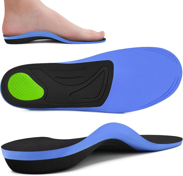 Orthotic Insole,Arch Support for Insole,Plantar Fasciitis Insole,Trimable Size,For over Pronation,Metatarsalgia,Flat Feet,Heel Pain, Insoles for Men and Women (S (UK W'S5.5-6.5,EU W'S38-40))
