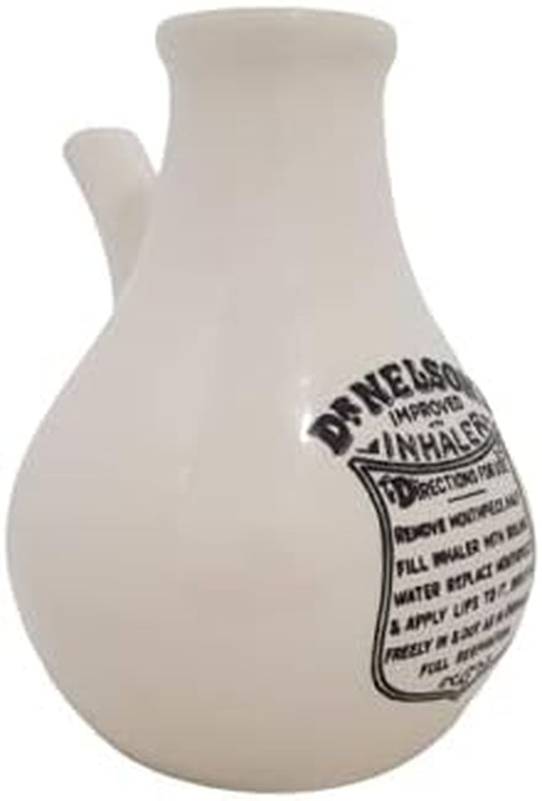 Dr Nelson’S Improved Inhaler, Vocal Steamer White, Complete with Mouthpiece, Medium Size : 500Ml