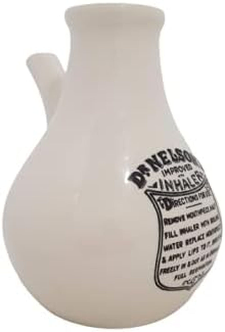 Dr Nelson’S Improved Inhaler, Vocal Steamer White, Complete with Mouthpiece, Medium Size : 500Ml