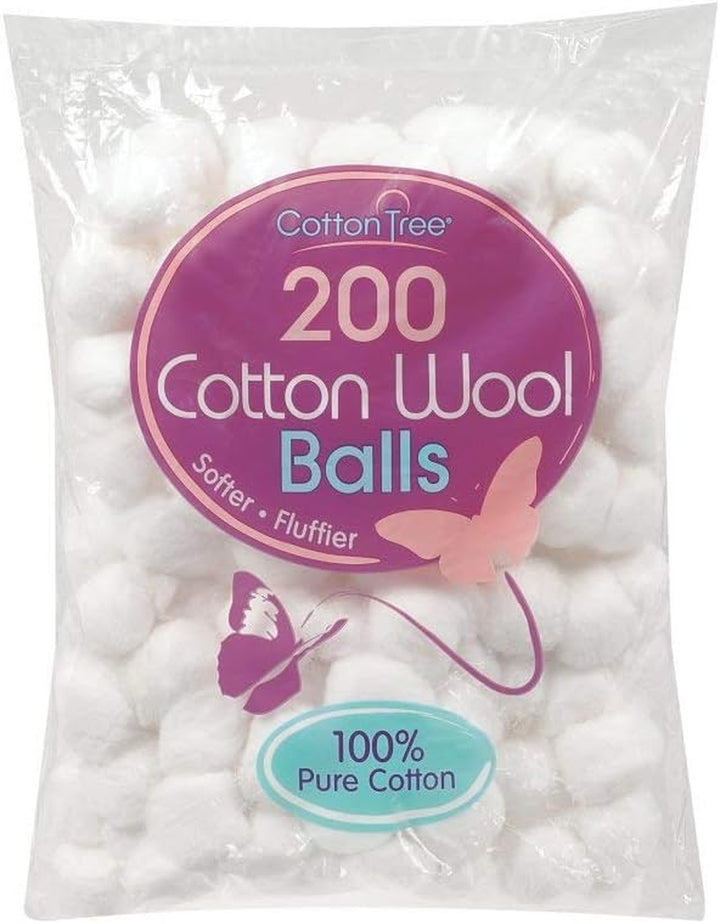 100 Percent Pure Cotton, round Cotton Wool Pads, 80 Count