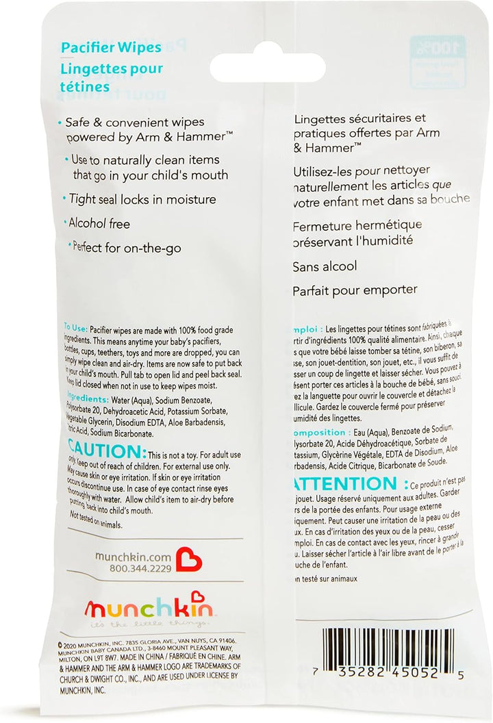 Arm and Hammer Pacifier Wipes - White 36-Count