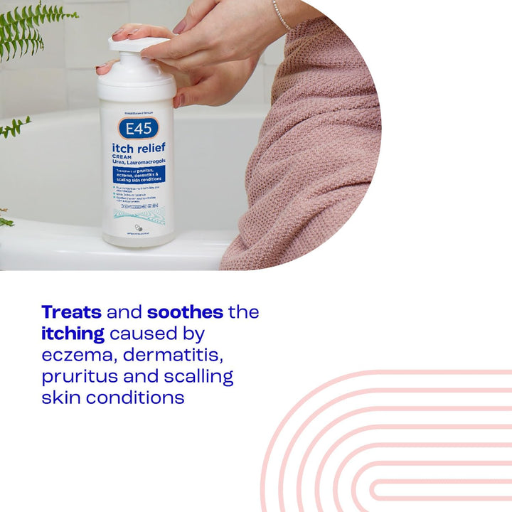 Dermatological Itch Relief Cream, Moisturising Dual Action Treatment for Itchy and Irritated Skin, 500G