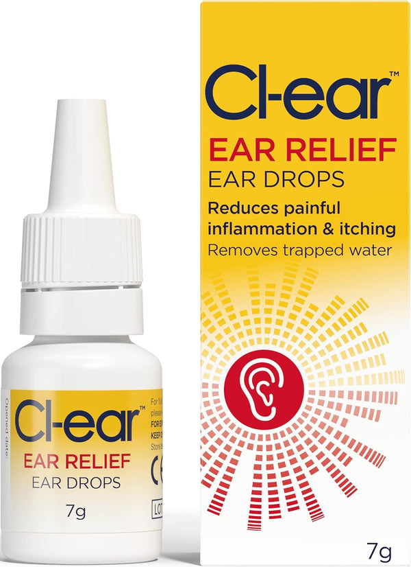 Ear Relief Ear Drops - Easy Squeeze Bottle for Itchy Ear Soothing, Trapped Water, Swimmer'S Ear, Outer Ear Ache, Blocked Ear Solution - Expert Ear Care, Audiologist Recommended - 7G (1 Pack)