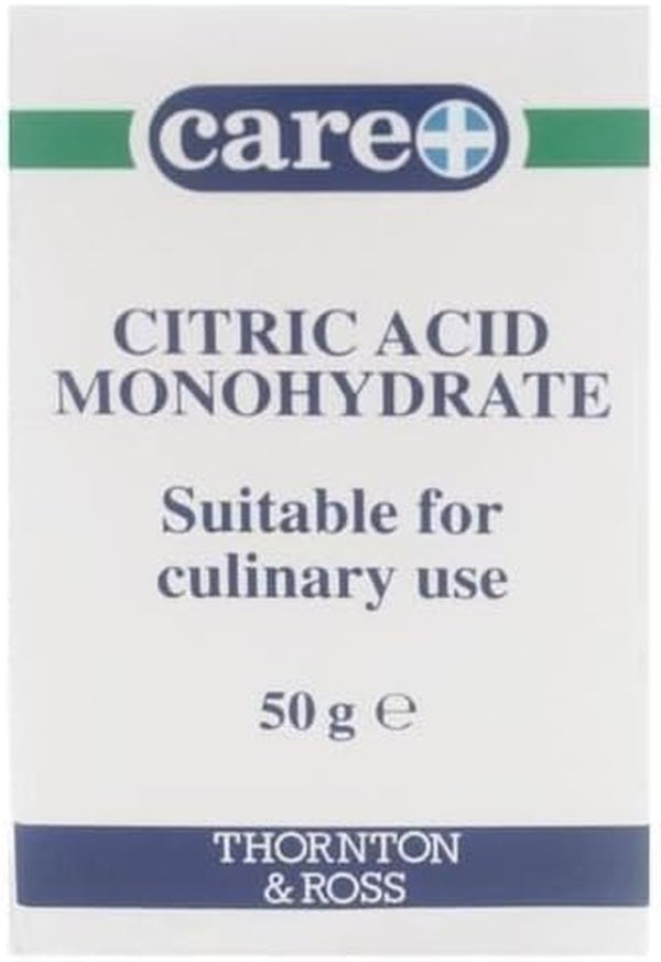 SIX PACKS of Care Citric Acid Monohydrate 50G