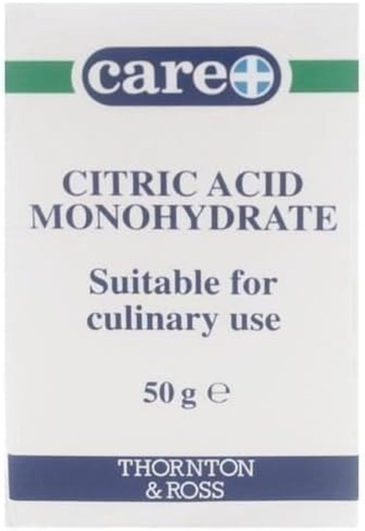 SIX PACKS of Care Citric Acid Monohydrate 50G