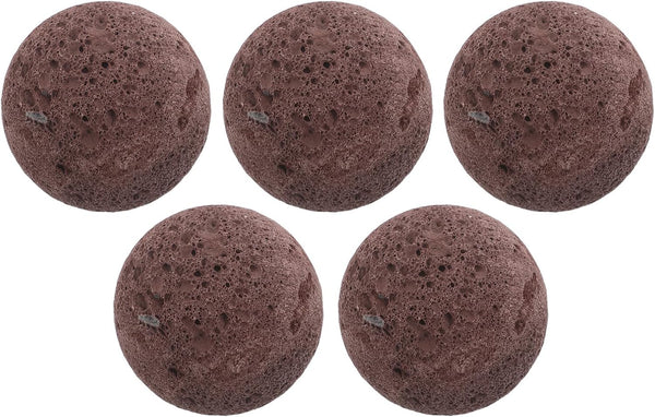 5Pcs Sauna Heater Volcanic Stones - Sauna Room Replacement Rocks for Heating - 4Cm Natural Steam Heater Rocks for Indoor Steam Rooms