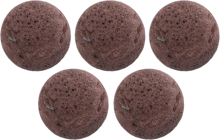 5Pcs Sauna Heater Volcanic Stones - Sauna Room Replacement Rocks for Heating - 4Cm Natural Steam Heater Rocks for Indoor Steam Rooms