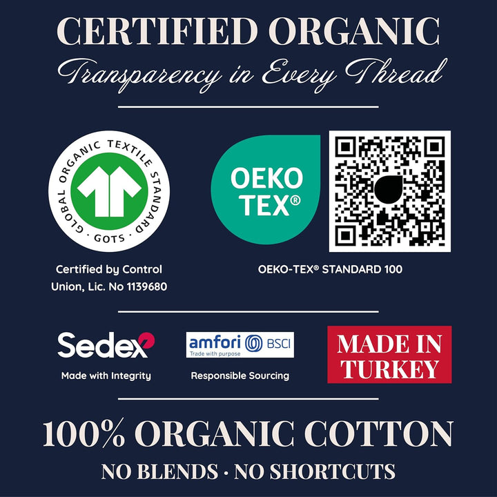 Organic Snuzpod 4 Compatible Crib Sheets - Thickest & Softest 2000GSM GOTS 100% Organic Cotton – Set of 2 Snuzpod Fitted Sheets – Snuzpod 4 Fitted Sheet 40 X 75.5 – Premium Snuzpod Mattress Bedding