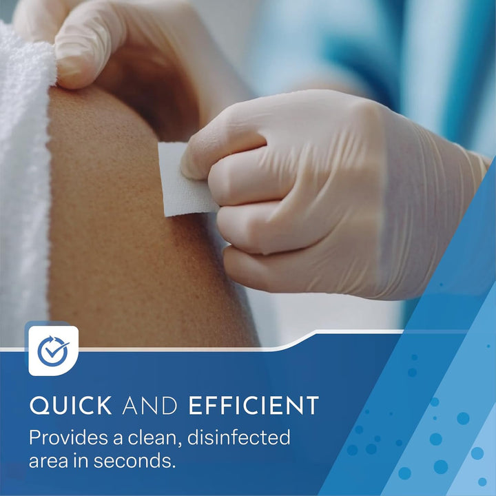 Pre-Injection Alcohol Wipes/Swabs Box of 100 Sachets