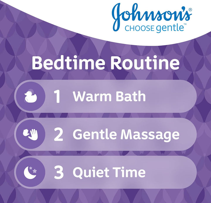 JOHNSON'S Bedtime Wash – Gentle and Mild for Delicate Skin and Everyday Use – Naturalcalm Aromas, 500 Millilitre