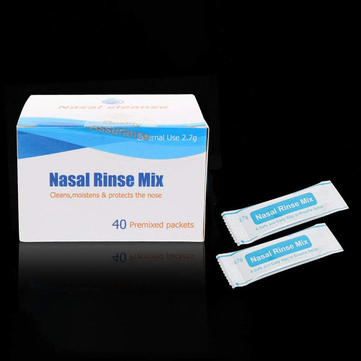 80Pcs Nasal Salt Packets Nose Cavity Protector Instant Nasal Cleaning Salt Nose Cleaner Tools