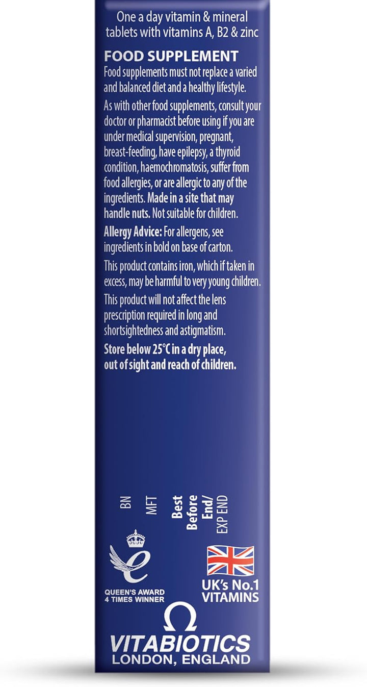 Original One-A-Day Formula Tablets to Support Vision Acuity and a Healthy Vision, by