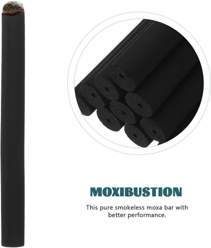 10Pcs Moxibustion Moxa Stick, Moxa Rolls, Moxibustion Sticks Consistent Heat Therapy, Smokeless Traditional Heat Treatment
