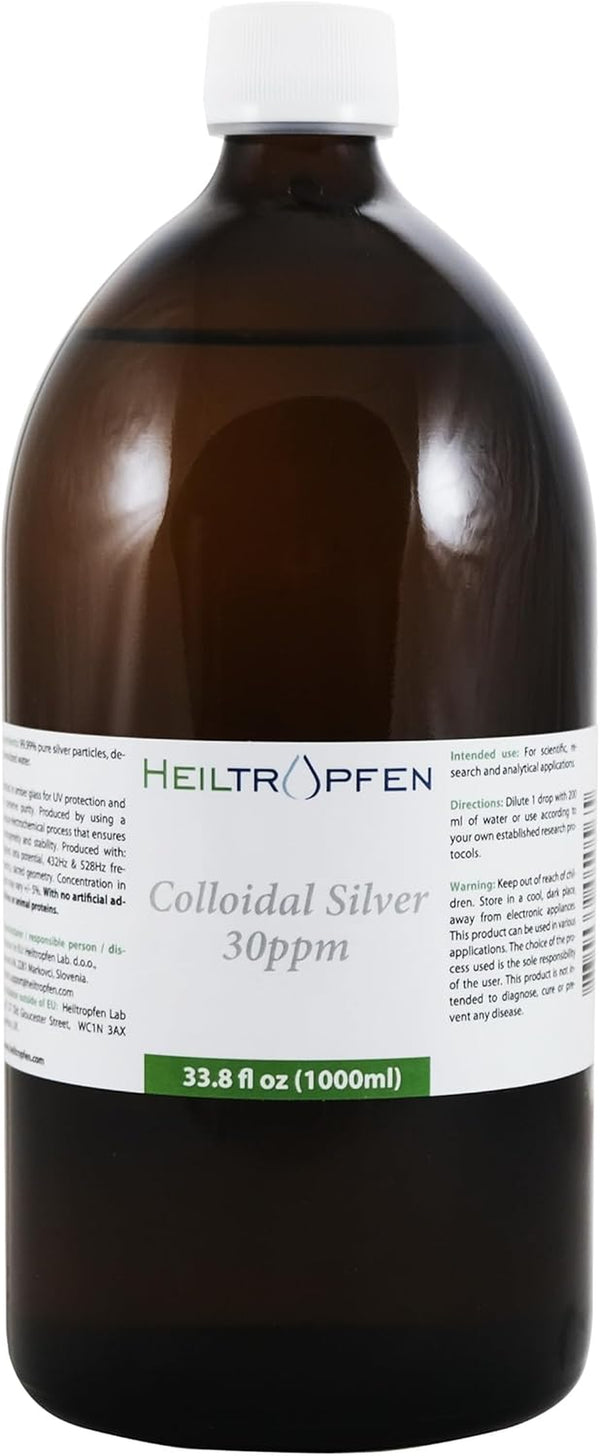 Colloidal Silver | 30 Ppm | 33.8 Fl Oz - 1000 Ml | ®