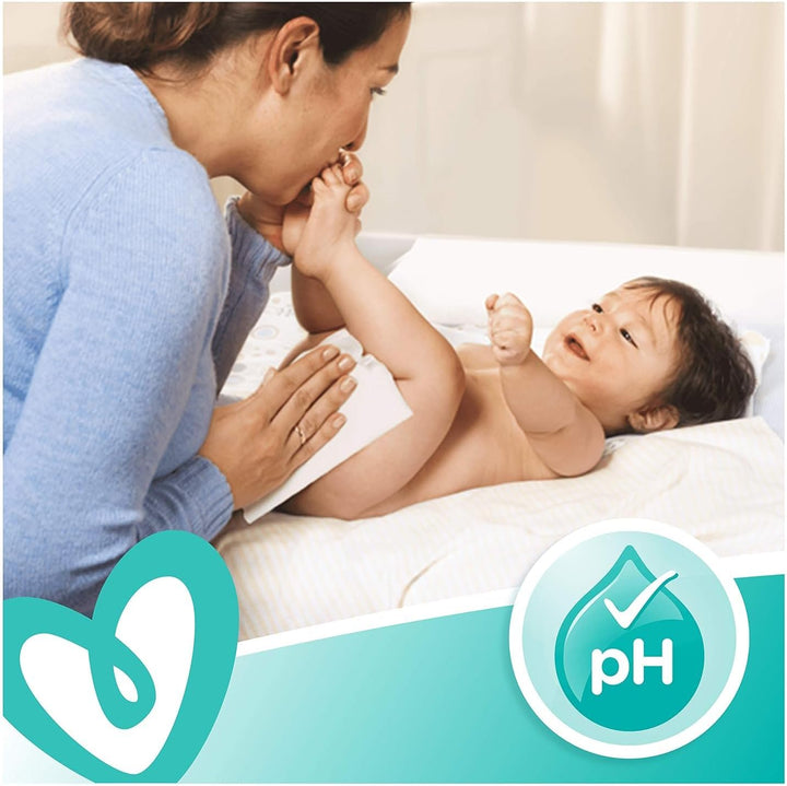 Sensitive Fragrance-Free Baby Wipes (Pack of 12) for Baby'S Sensitive Skin 52'S