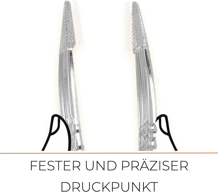 Disposable Tweezers, Sterile Crystal Clear, 125 Mm - Pack of 50 Precise & Hygienic Tweezers for Versatile Use, Disposable Product - Hygiene, Tick Tweezers, Tick Tweezers, Medical Applications