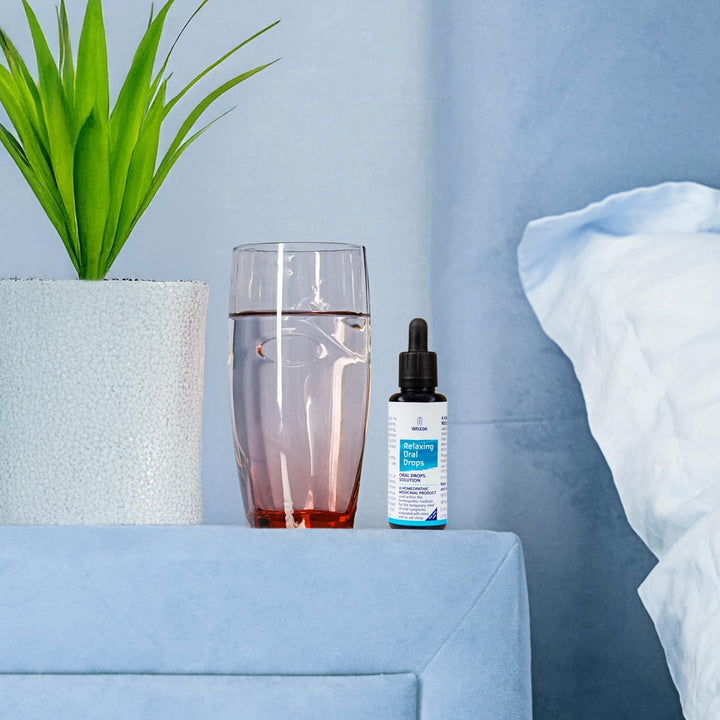 Relaxing Oral Drops, Mild Symptoms Associated with Stress, Promotes Relaxation & Sleep, Avena Sativa, Valerian Root, Homeopathic Medicinal Product, Vegan, 50Ml