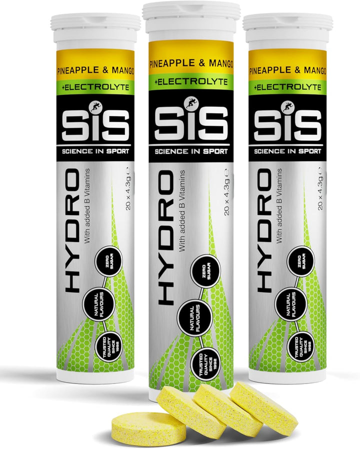 Hydro Electrolyte Tablets 20 Pcs. Pink Grapefruit – Vegan & Gluten-Free, Ideal to Promote Hydration and Maintain Electrolytes Balance (Packaging May Vary)