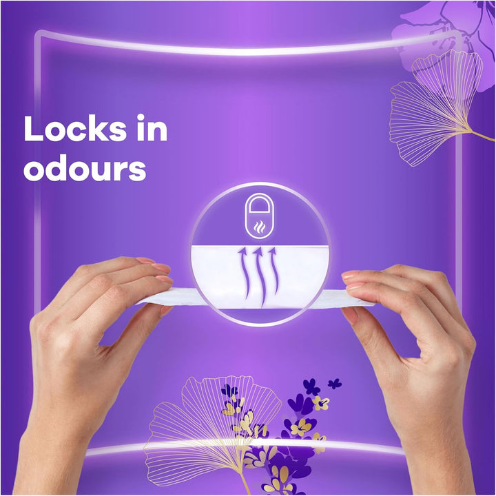 Incontinence Liners Women Long plus 20 Panty Liners, (Pack of 4) Lock in Leaks and Odours, for Sensitive Bladder