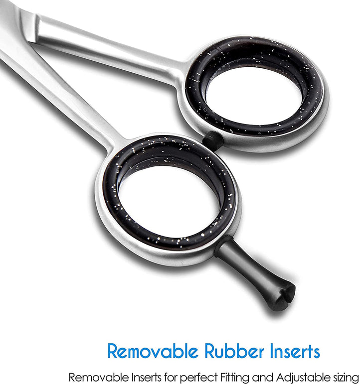 Hairdressing Barber Hair Scissor for Professional Hairdressers Barbers Stainless Steel Hair Cutting Shears - for Salon Barbers, Men, Women, Children and Adults