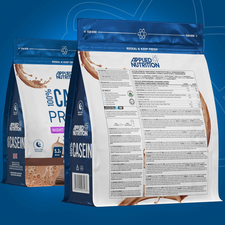 Casein Protein Powder - Micellar Casein Supplement, Slow Release Protein (900G - 30 Servings) (Chocolate Cream) Casein protein, Slow-digesting protein, Protein supplement, Protein powder, Muscle recovery protein, Fitness protein, High protein, Natural pro