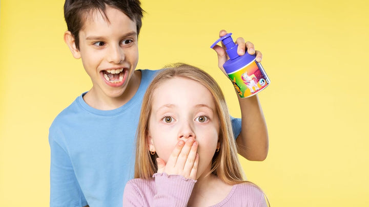 ® | Junior Toothpaste Pump | Toothpaste on a Pump Dispenser Equivalent to 3 Regular Tubes | Innovative and Convenient Solution Developed for Children | 6-12 Years | Grape | 1450Ppm | 150 Ml