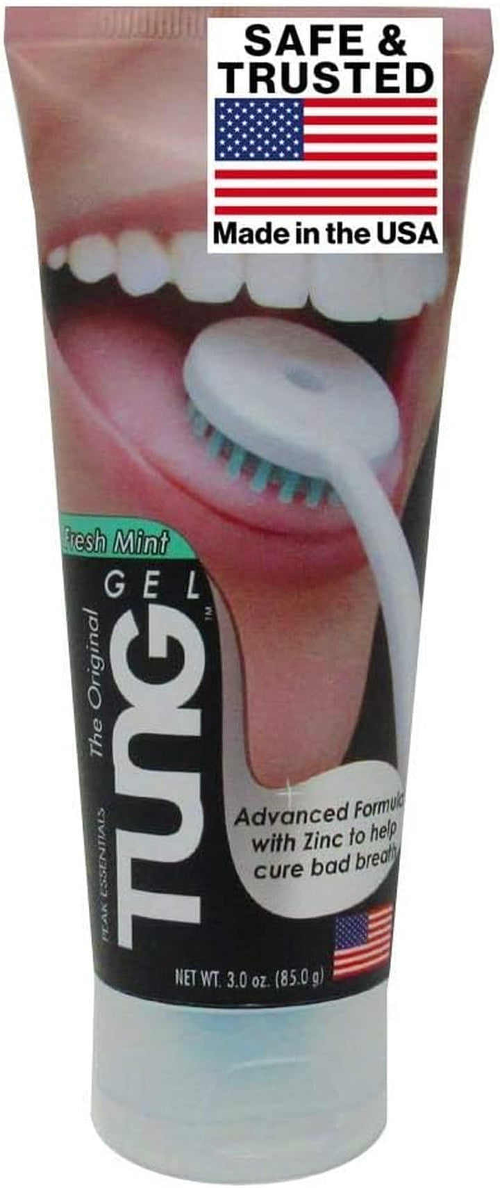 TUNG, the Original Gel Tongue Cleaner, Fresh Mint, 85 Gram