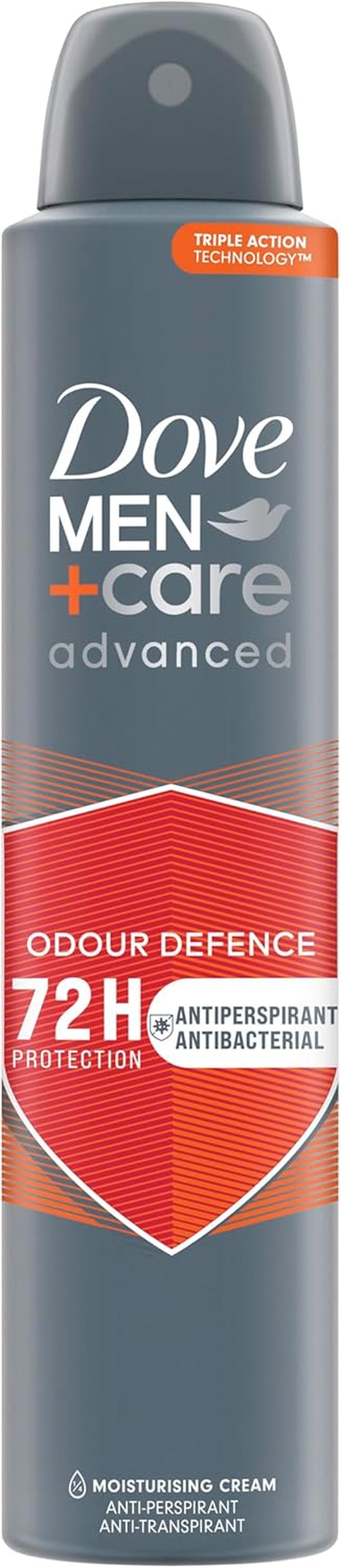 Dove Men+Care Advanced Clean Comfort Men'S Antiperspirant Deodorant Body Spray with ¼ Moisturising Cream & Anti-Odour Technology for 72 Hour Protection against Sweat and Odour 200 Ml