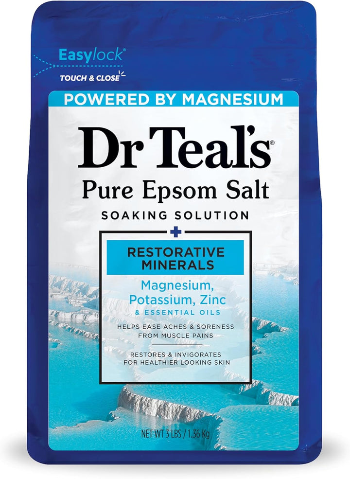 Dr Teals Restorative Minerals Epsom Foaming Bath 1 Litre