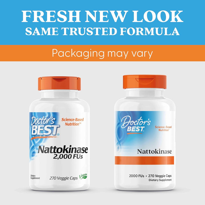 , Nattokinase, 2,000 FU, 270 Vegan Capsules, Lab Tested, Gluten Free, Vegetarian