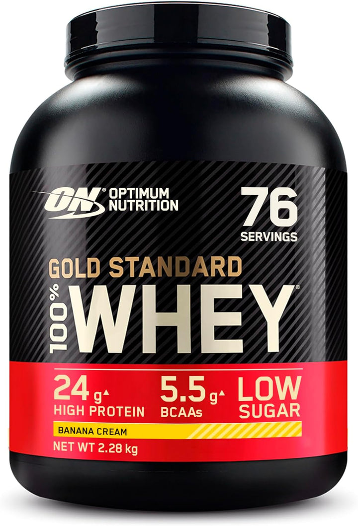 Gold Standard Whey Muscle Building and Recovery Protein Powder with Naturally Occurring Glutamine and Amino Acids, Extreme Milk Chocolate, 71 Servings, 2.27Kg, Packaging May Vary