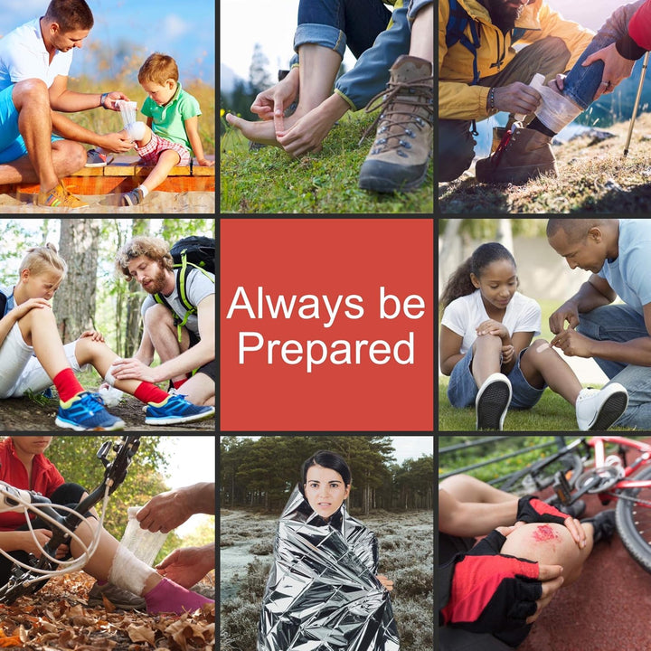 Guardsy Mini First Aid Kit | Compact Small Medical Emergency Survival Kit Perfect for Car, Travel, Hiking, Camping, Outdoor, Cycling, Running, Home, Vehicle, Sports. with Digital First Aid Guide App